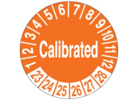 Calibrated month and year label