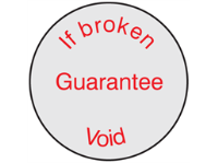 If broken guarantee void label