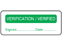 Verification verified label