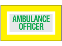 Ambulance officer safety armband