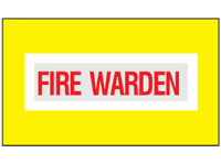 Fire warden safety armband