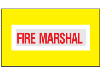 Fire marshal safety armband