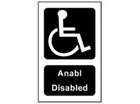 Anabl, Disabled. Welsh English sign.