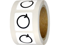 Clockwise rotation symbol labels.