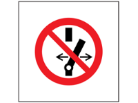 Do not alter switch setting symbol safety sign.
