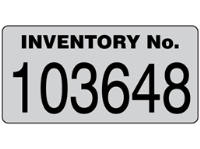 Assetmark jumbo serial number label, 60mm x 120mm