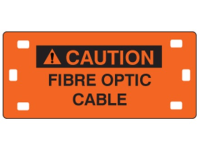 Cable fibre optic cable tag.