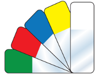 Cable marking label, 25mm x 75mm.