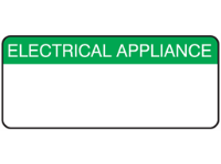 Electrical appliance equiment label