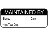 Maintained by maintenance label.