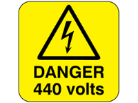 Danger 440 volts