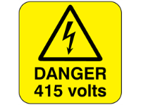 Danger 415 volts