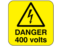 Danger 400 volts