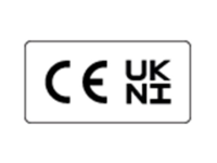 CE and UKNI symbol labels.