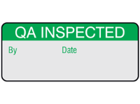 QA inspected aluminium foil labels.