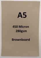 Suppliers of A4 Micron Brownboard