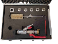 Acrylic Render Spray Gun Set in a Case with Nozzles
