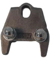 Lancy rotor securing plate with bolts
