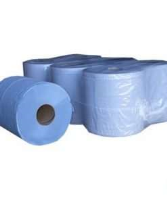 Blue Roll (Centre Feed) 180mm x 500 sheets (2ply) Pack of 6