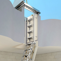 BL-ZBOX Backboard Retractable Ladder