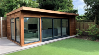 Iroko Timber-Clad Garden Room & Summer House