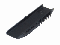 19.5mm Black Plastic Straight Connectors (No Bridge) (Box of 5,000)