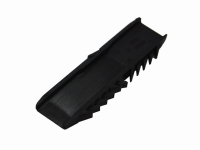 17.5mm Black Plastic Straight Connectors (No Bridge) (Box of 5,000)