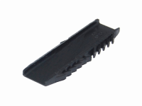 15.5mm Black Plastic Straight Connectors (No Bridge) (Box of 5,000)
