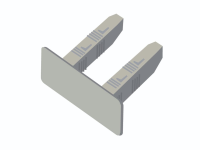 15.5 x 18mm Grey Duplex/Interbar Staple Edge Keys (Box of 1,000)