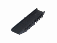 13.5mm Black Plastic Straight Connectors (No Bridge) (Box of 5,000)