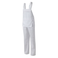 Fort 544 Bib & Brace Work Trouser in White