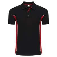 ORN Silverswift Premium Black & Red Polo Shirt 1180