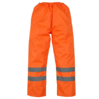 Yoko Hi-Vis Orange Waterproof Over Trousers