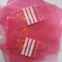 Pink Anti-Static Bags Open Top 125 x 200mm