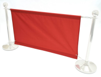 Suppliers of Red 1.4m Cafe Banners