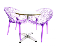 Suppliers of Purple Umbria Chair Balcony Sets