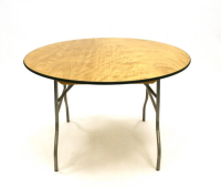 Suppliers of 4 ft Round Varnished Banqueting Table