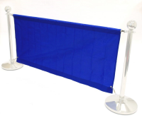 Distributors of Blue 1.4m Banners for the Cafe Barrier sets