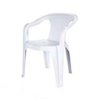 Distributors of White Slatted Patio Outdoor Chair