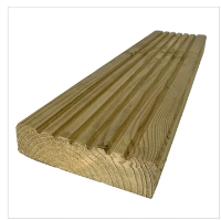 Decking Board, 32 x 125mm Grooved & Smooth Coventry