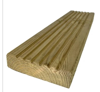 Decking Board, 38 x 150mm x 4.8m Smooth & Grooved Coventry