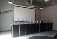 Mobile Bar With Brass Bar Tops for Hotels