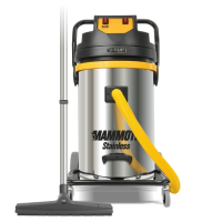 Heavy Duty V-TUF MAMMOTH STAINLESS 3.5kW 240v 80L Wet & Dry Twin Motor Industrial Vacuum Cleaner