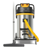 High Performance V-TUF MAMMOTH STAINLESS 3.5kW 240v 80L Wet & Dry Twin Motor Industrial Vacuum Cleaner