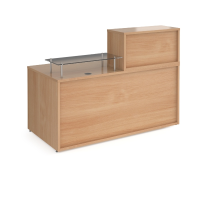 Denver Medium Straight Reception Unit - Beech