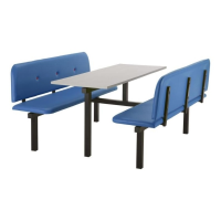 CU95 - 6-Seater Felix Canteen Unit - 2 Way Access, Blue, Grey