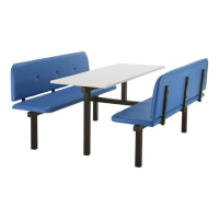 CU95 - 6-Seater Felix Canteen Unit - 2 Way Access, Blue, White