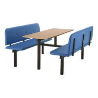 CU95 - 6-Seater Felix Canteen Unit - 2 Way Access, Blue, Beech