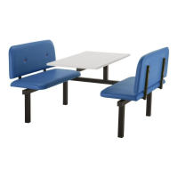 CU95 - 4-Seater Felix Canteen Unit - 1 Way Access, Blue, White