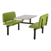 CU95 - 4-Seater Felix Canteen Unit - 1 Way Access, Green, Grey